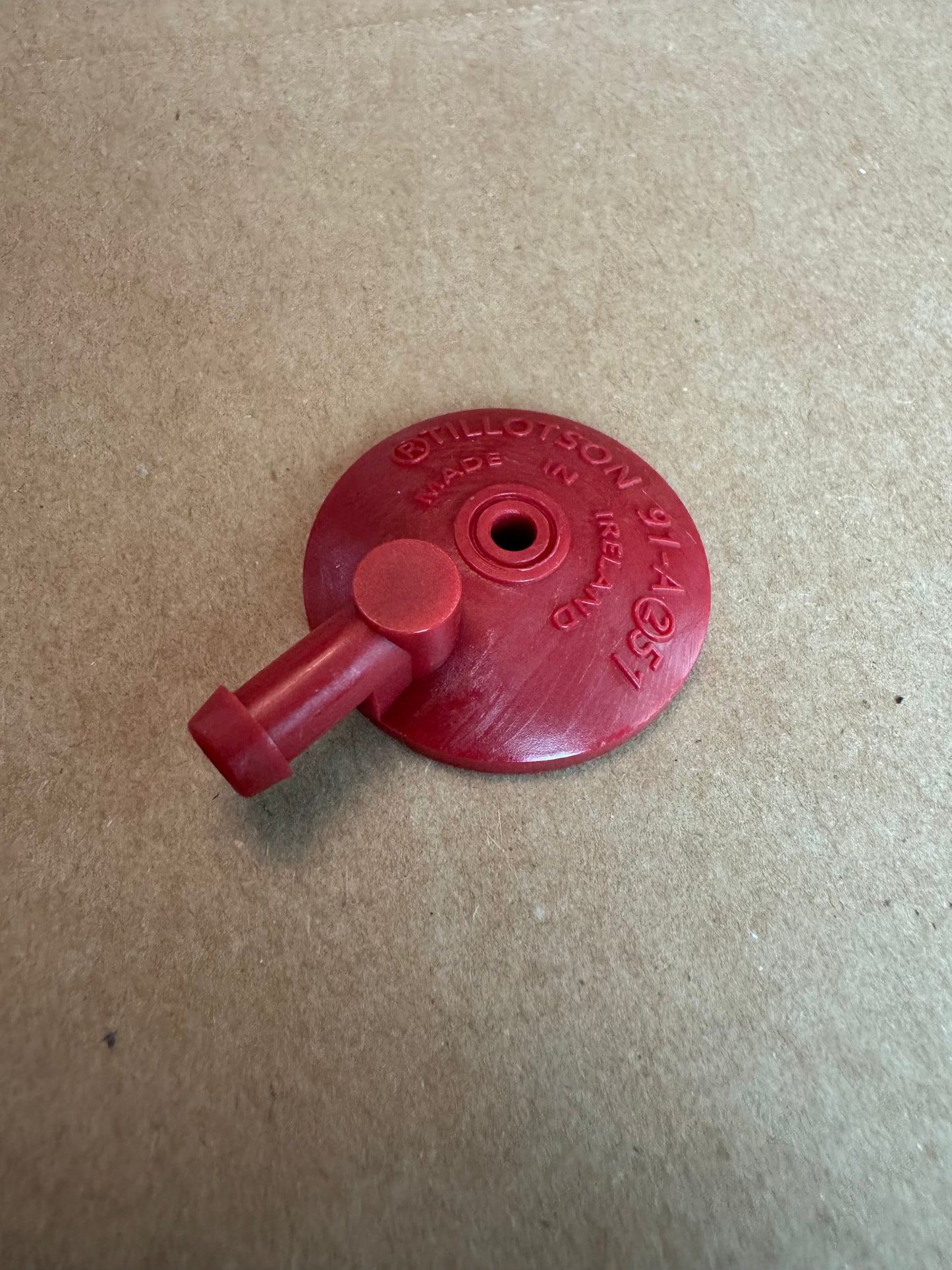 Fuel Inlet, Tillotson Carb