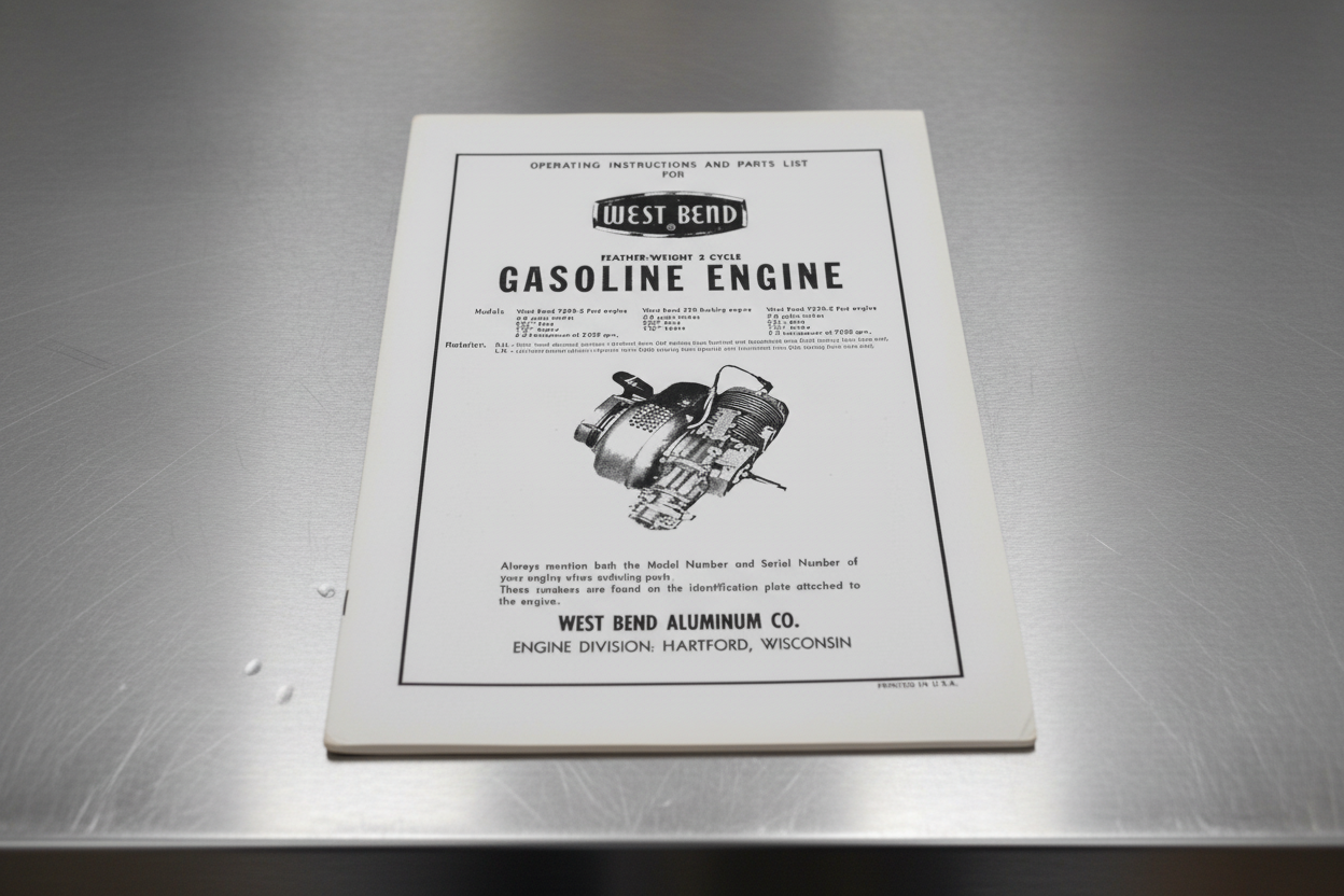 West Bend 510, 580, 700 Service Manual