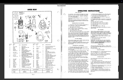 West Bend 700v5 Parts Manual